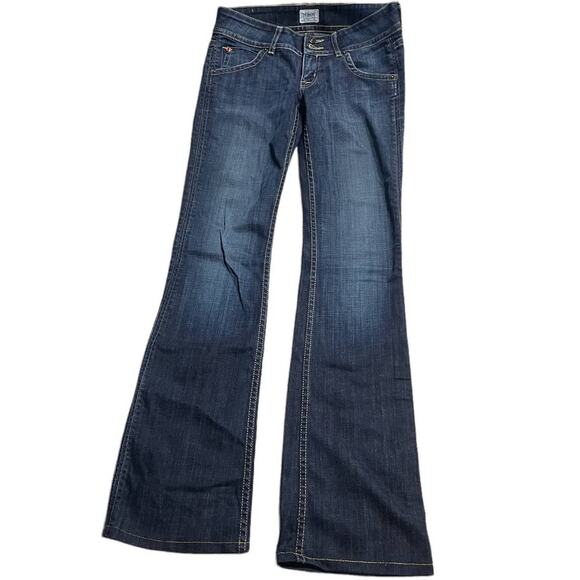 Hudson Boot Cut Jeans Womens Sz 26 Mid Rise Blue Denim A03783 W170LDHA Elm B USA - Picture 1 of 14